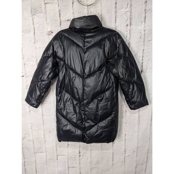 J. Crew Signature Women Puffer Coat ‘Villa’  Primaloft Black Long Jacket Sz XS N - Picture 4 of 10